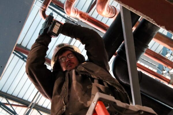 Plumber On Commercial Project